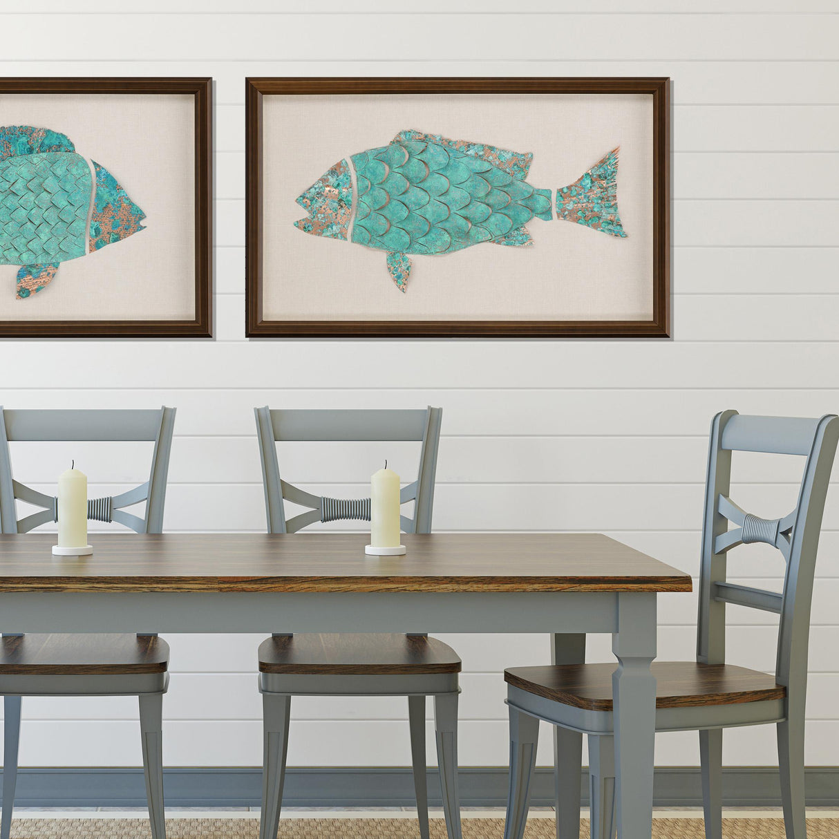 Paragon Ocean Wonder II Turquoise 24 X 40 X 3 Wall Art