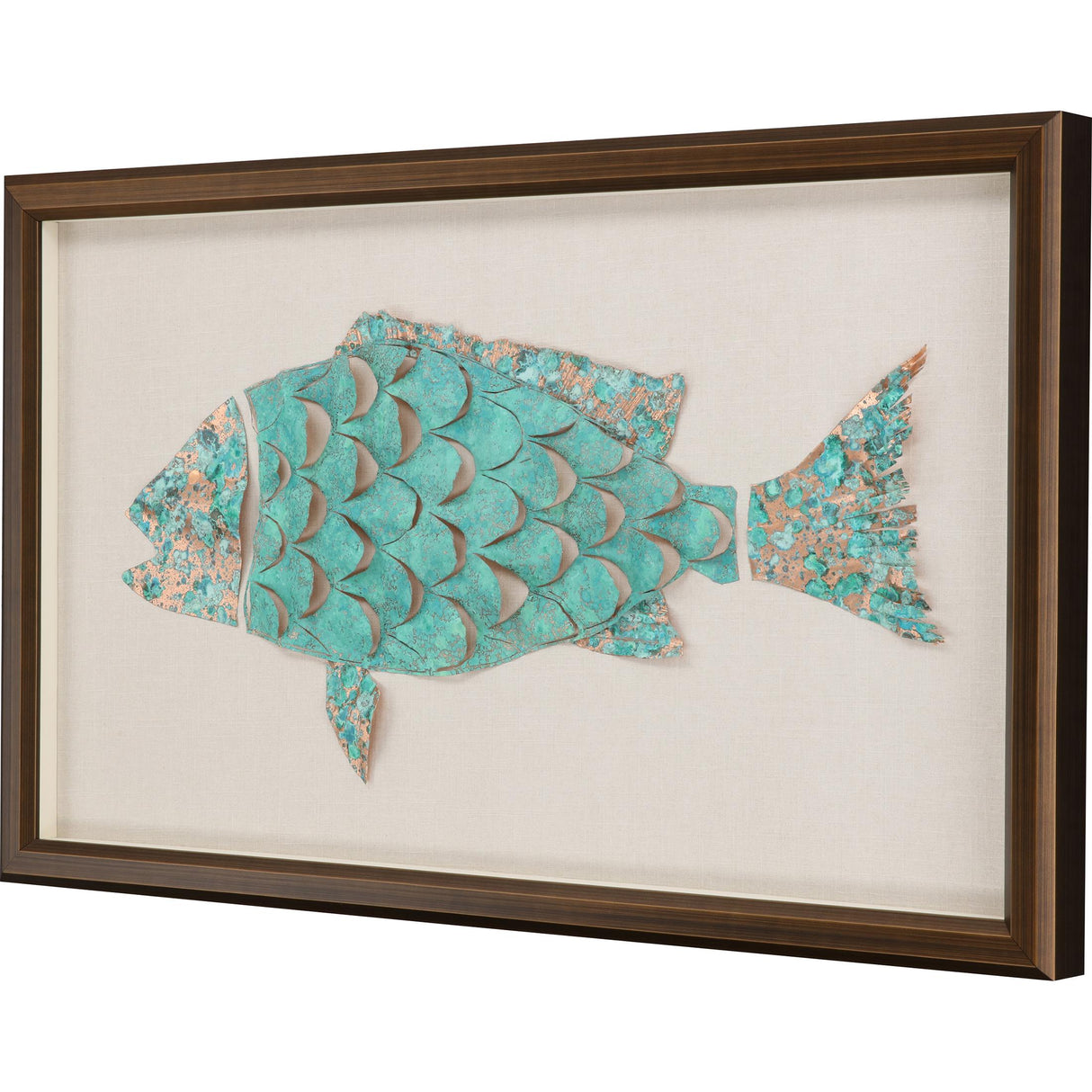 Paragon Ocean Wonder II Turquoise 24 X 40 X 3 Wall Art
