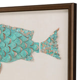Paragon Ocean Wonder II Turquoise 24 X 40 X 3 Wall Art