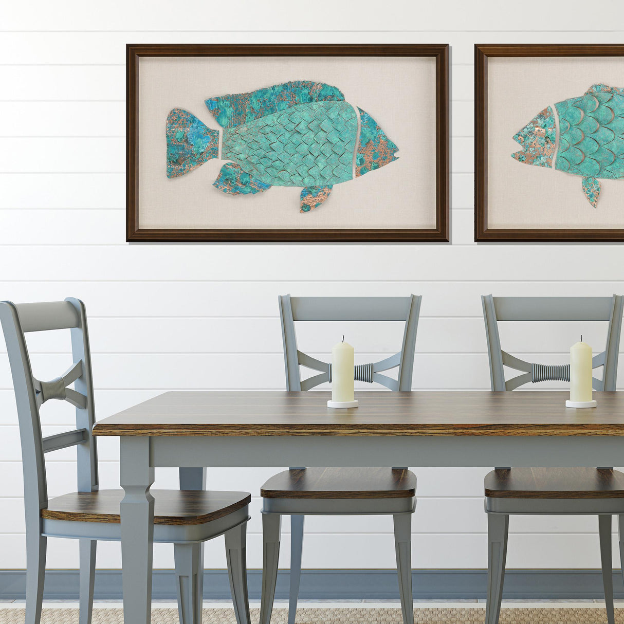 Paragon Ocean Wonder I Turquoise 24 X 40 X 3 Wall Art