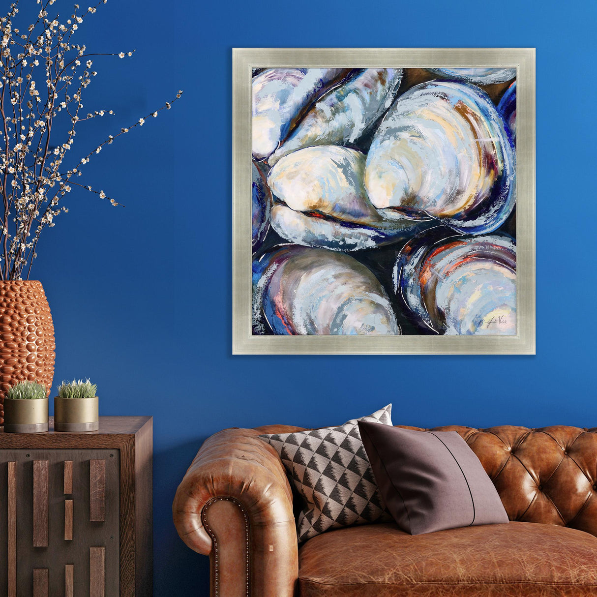 Paragon Salty I Blue 41 X 41 X 2 Wall Art