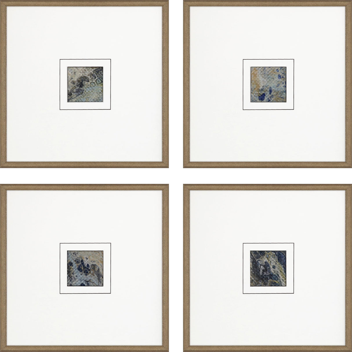 Paragon Metamorphosis I S/4 Blue 21 X 21 X 2 Wall Art