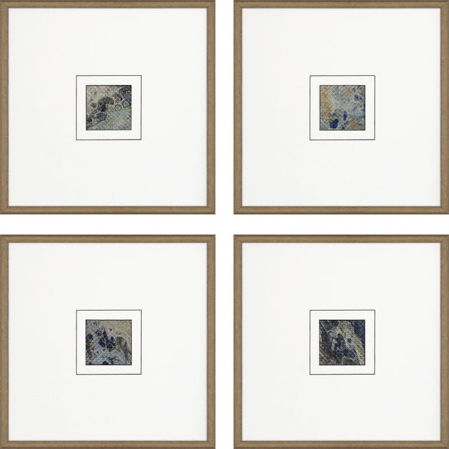 Paragon Metamorphosis I S/4 Blue 21 X 21 X 2 Wall Art