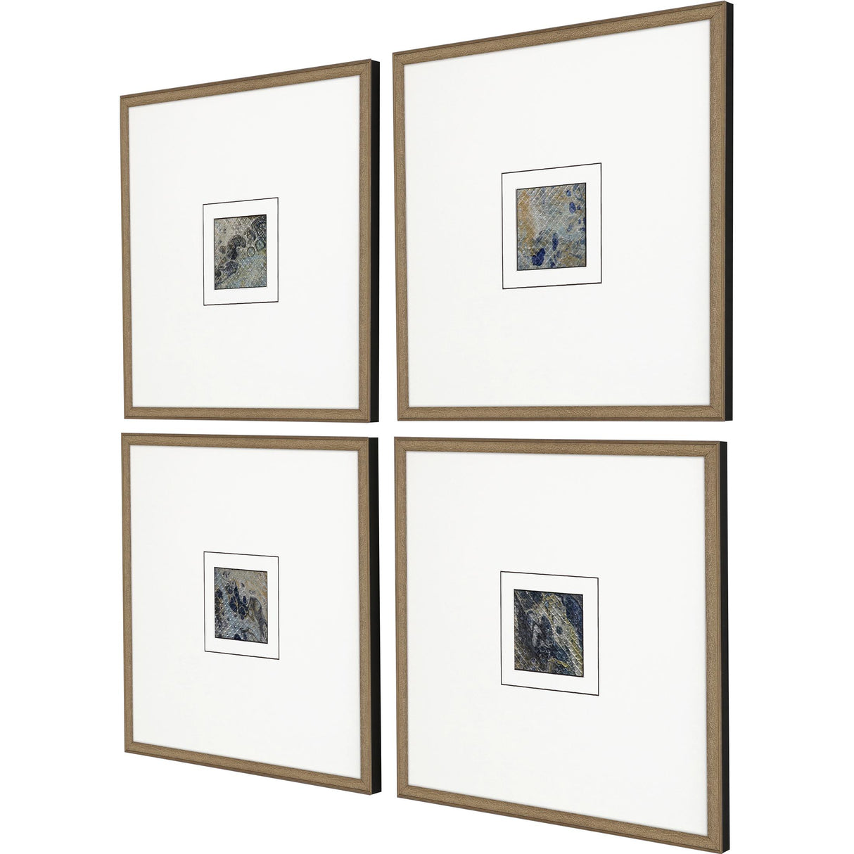 Paragon Metamorphosis I S/4 Blue 21 X 21 X 2 Wall Art