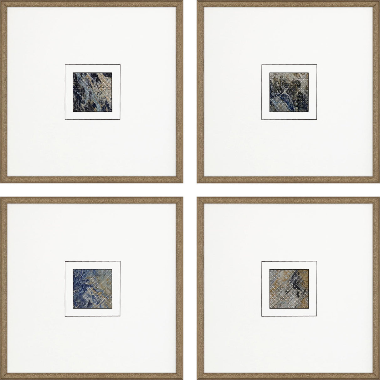 Paragon Metamorphosis II S/4 Blue 21 X 21 X 2 Wall Art