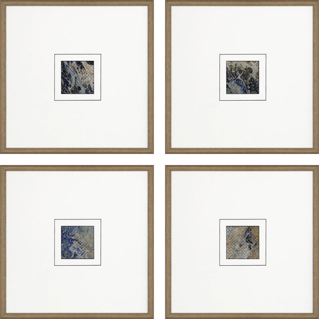 Paragon Metamorphosis II S/4 Blue 21 X 21 X 2 Wall Art