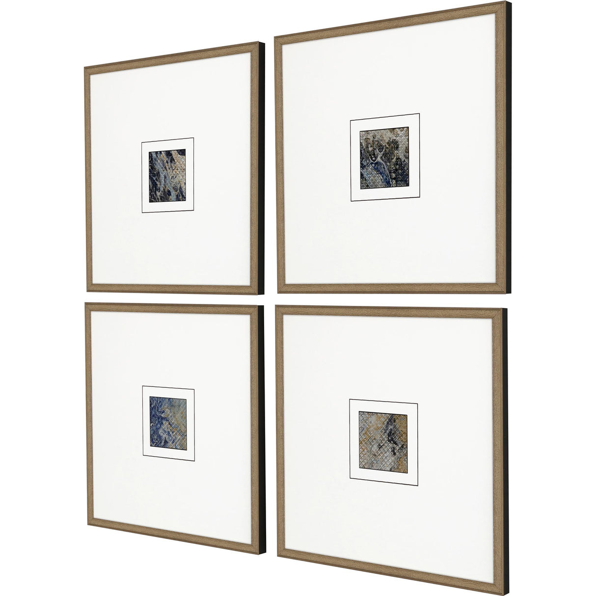 Paragon Metamorphosis II S/4 Blue 21 X 21 X 2 Wall Art