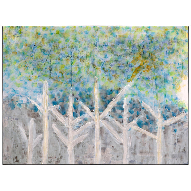 Paragon Mystic Forest Blue 47 X 62 X 2 Wall Art