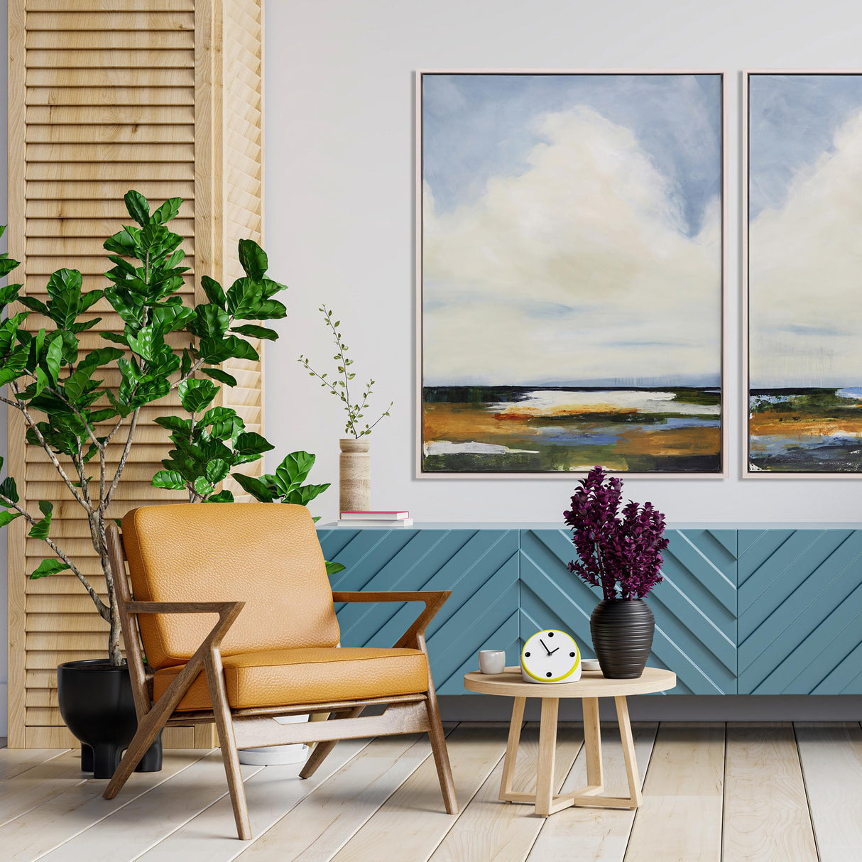 Paragon Late in the Day I Blue 50 X 38 X 3 Wall Art