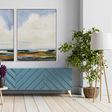 Paragon Late in the Day II Blue 50 X 38 X 3 Wall Art