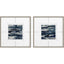 Paragon Imprint I S/2 Blue 25 X 25 X 2 Wall Art