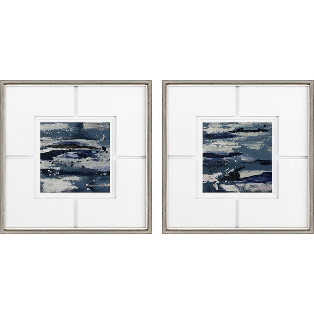 Paragon Imprint I S/2 Blue 25 X 25 X 2 Wall Art