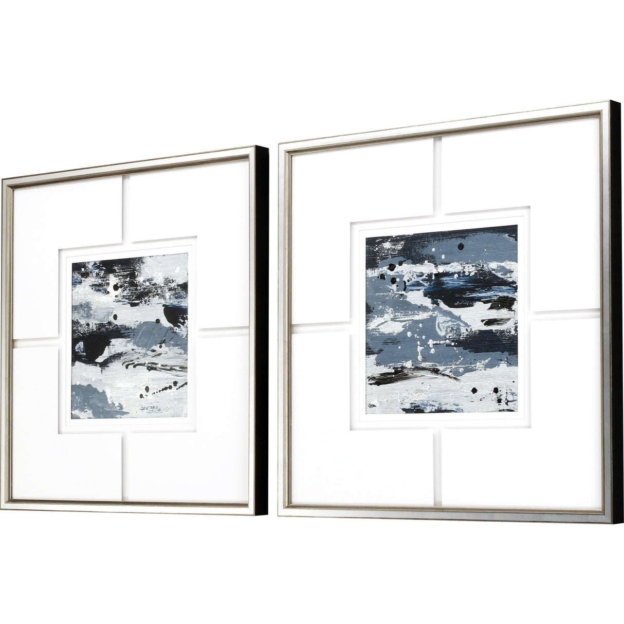Paragon Imprint II S/2 Blue 25 X 25 X 2 Wall Art