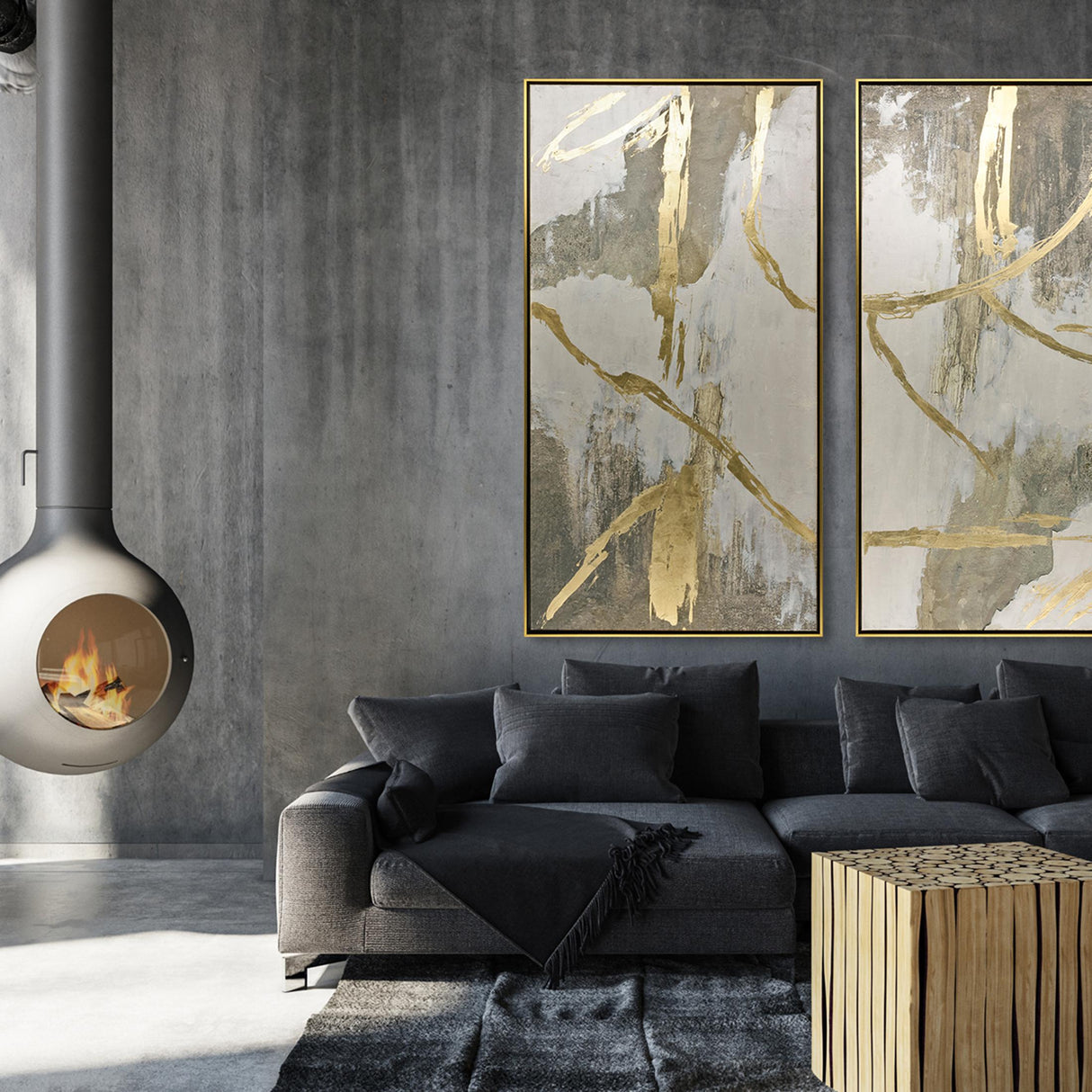 Paragon Metallic Expression I Metallic 69 X 36 X 3 Wall Art