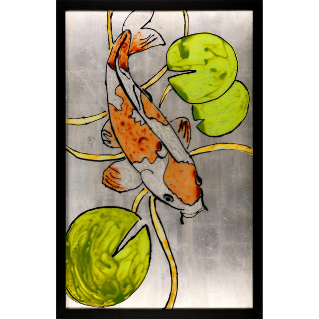 Paragon Silver Pond II Orange 50 X 32 X 3 Wall Art