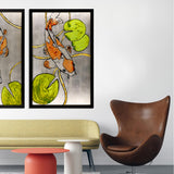 Paragon Silver Pond II Orange 50 X 32 X 3 Wall Art