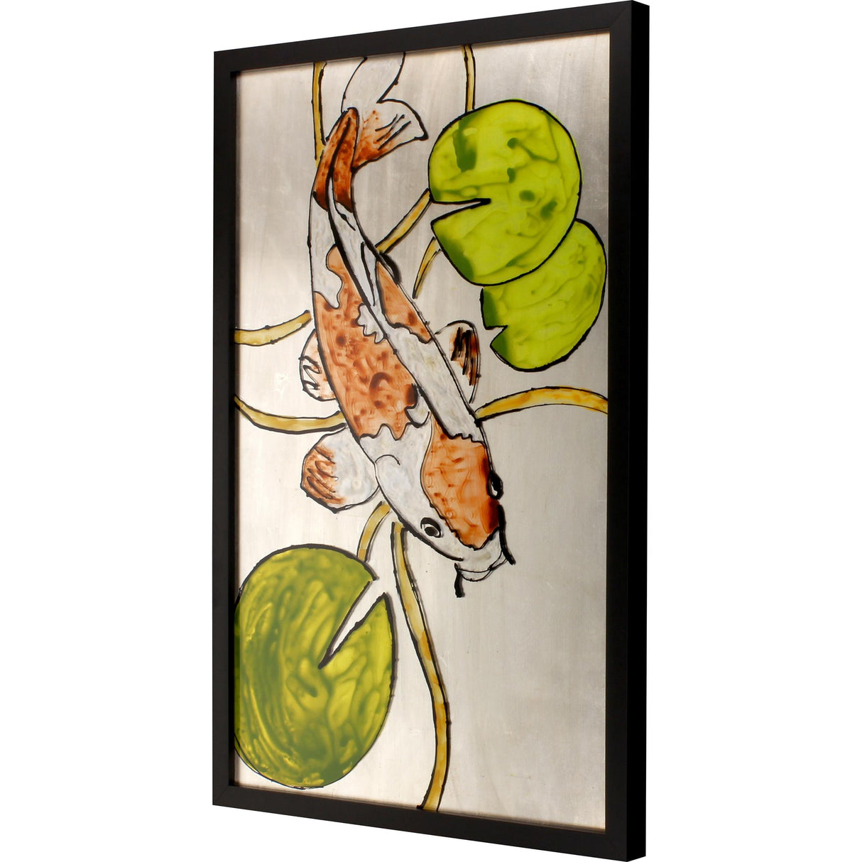 Paragon Silver Pond II Orange 50 X 32 X 3 Wall Art