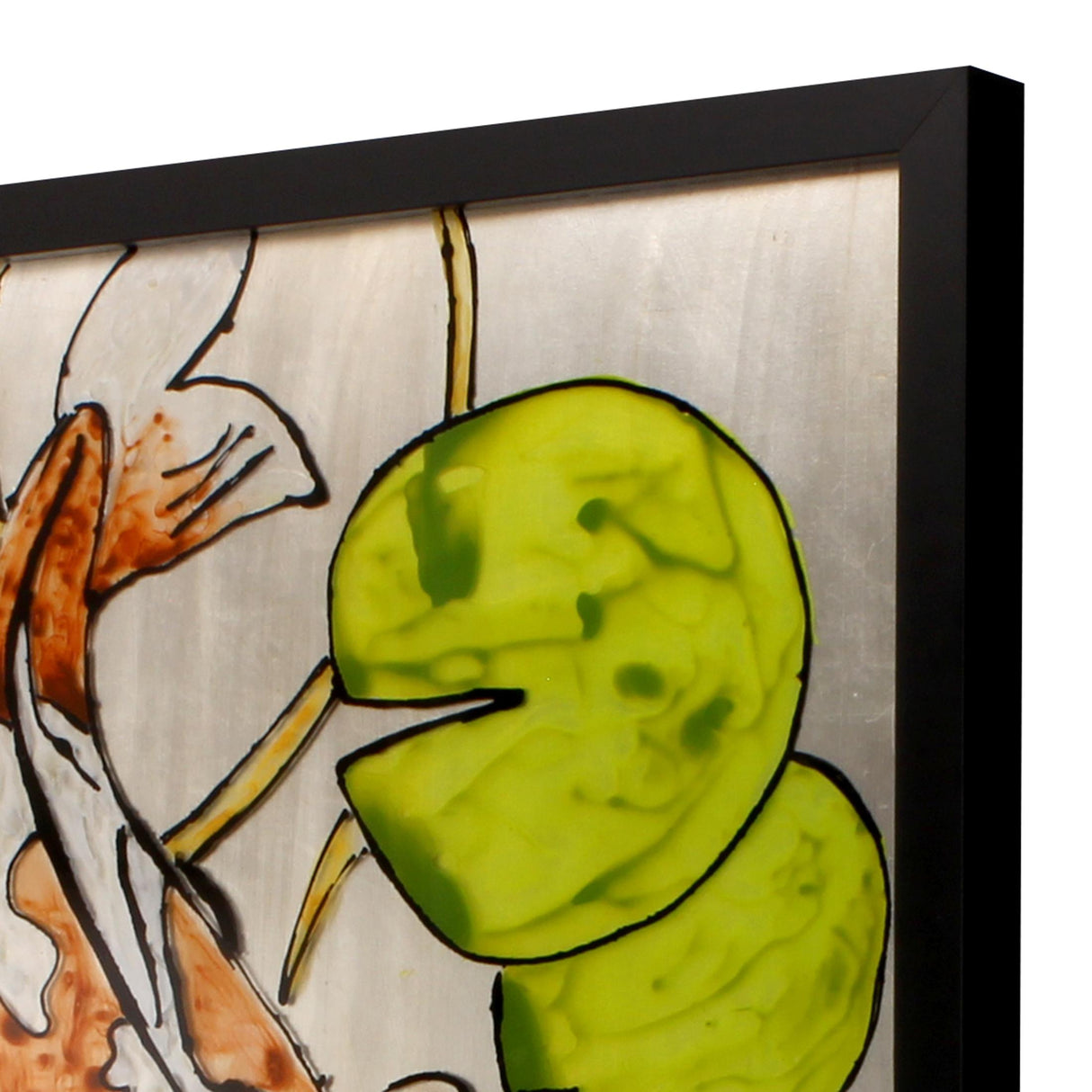 Paragon Silver Pond II Orange 50 X 32 X 3 Wall Art