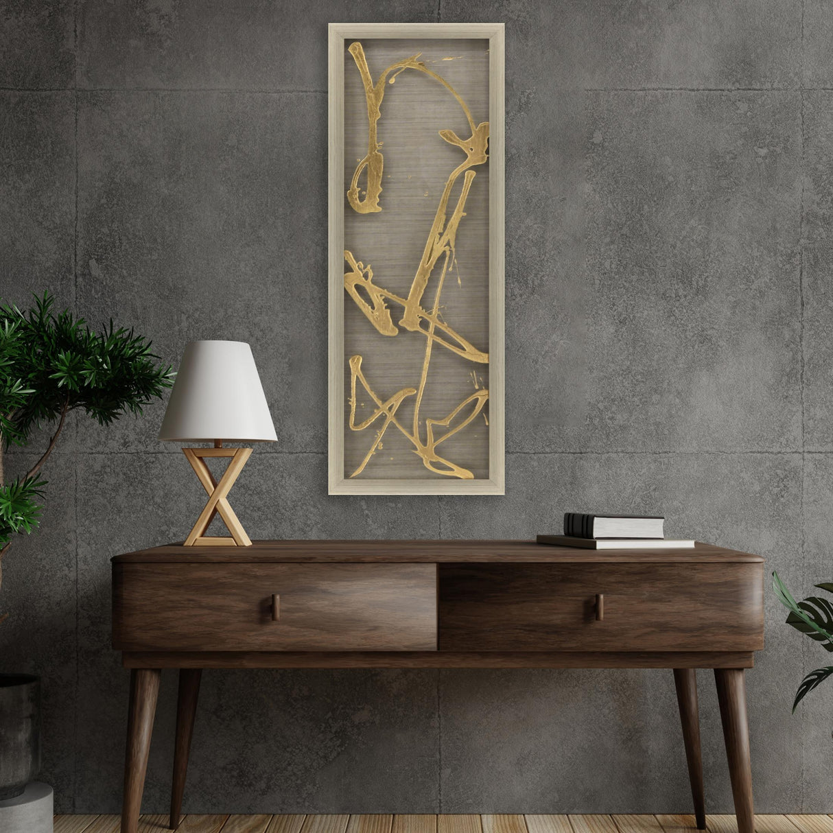 Paragon Metallic Dream IV Metallic 43 X 15 X 2 Wall Art