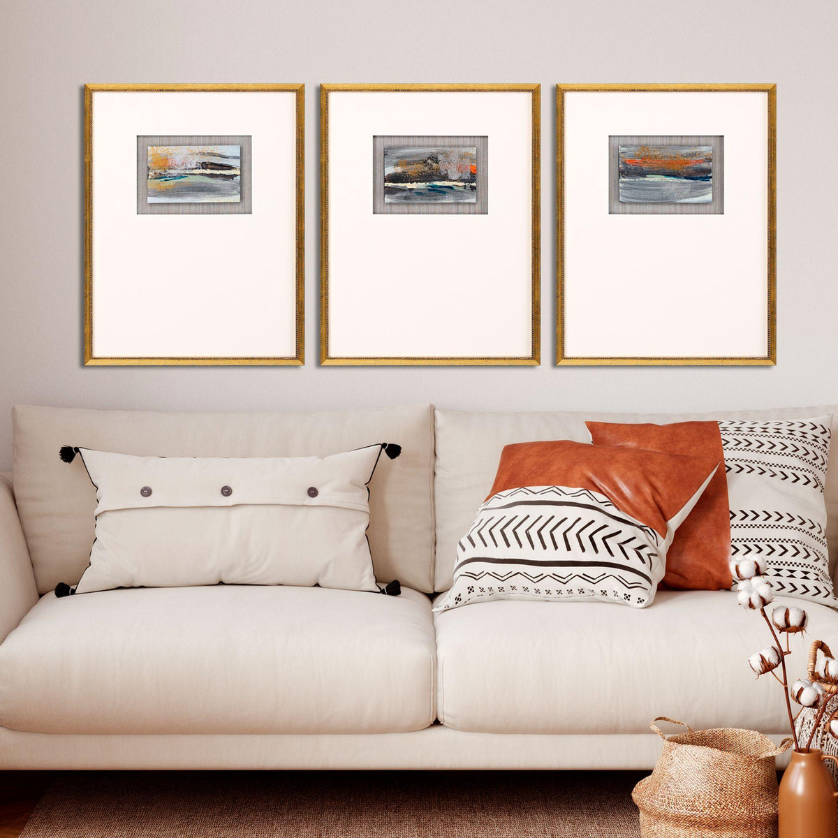 Paragon Broken Landscape I S/3 Gray 25 X 19 X 1 Wall Art