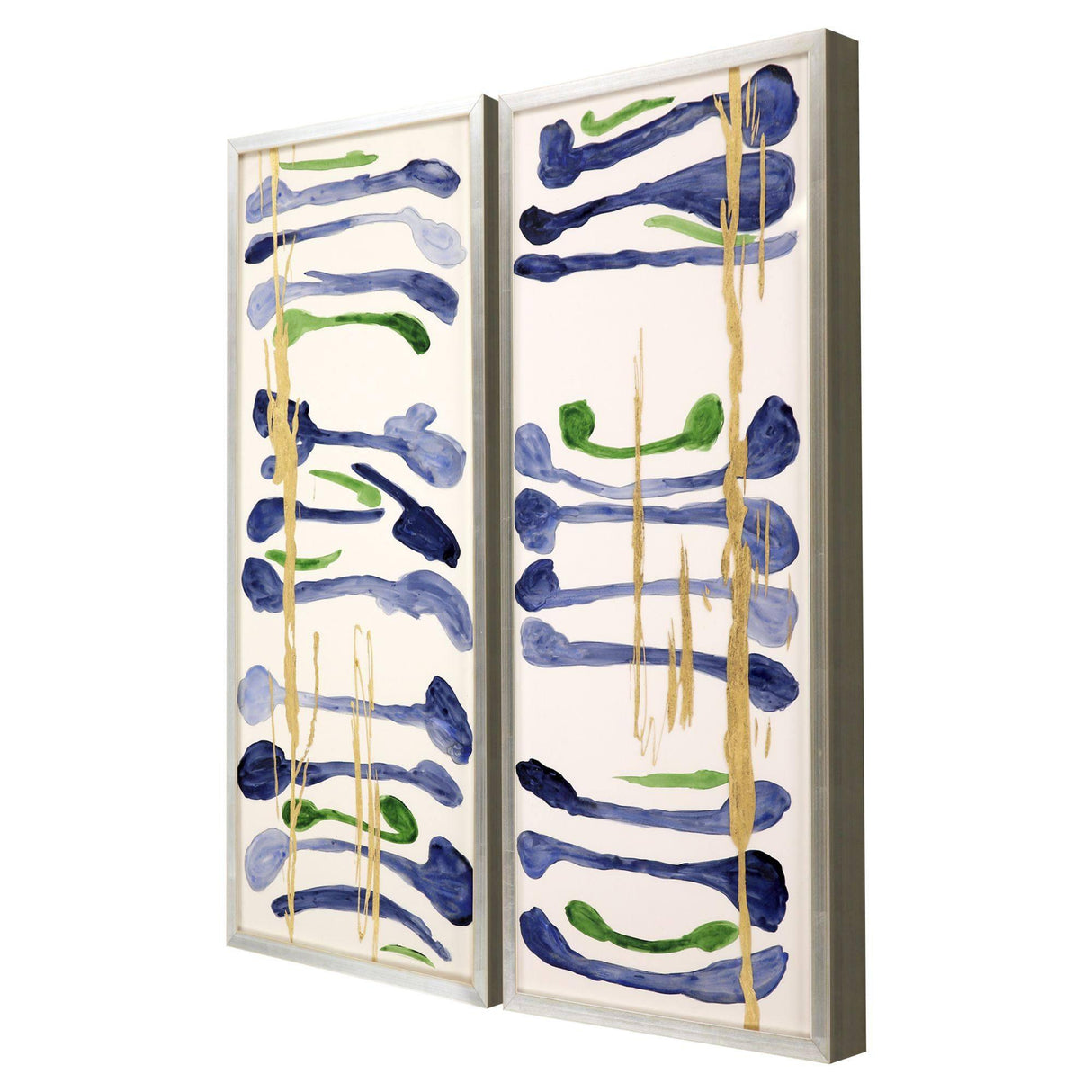 Paragon Tempo S/2 Blue 41 X 17 X 3 Wall Art