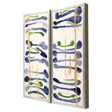 Paragon Tempo S/2 Blue 41 X 17 X 3 Wall Art