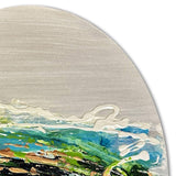 Paragon In Orbit I Blue 12 X 12 X 2 Wall Hanging