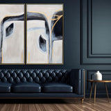 Paragon Nouveau II Blue 61 X 37 X 3 Wall Art