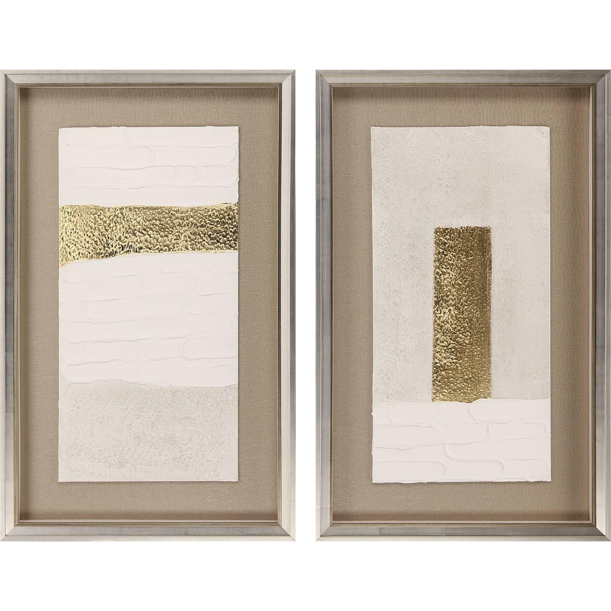 Paragon Blanco Pluma III S/2 White 39 X 24 X 3 Wall Art