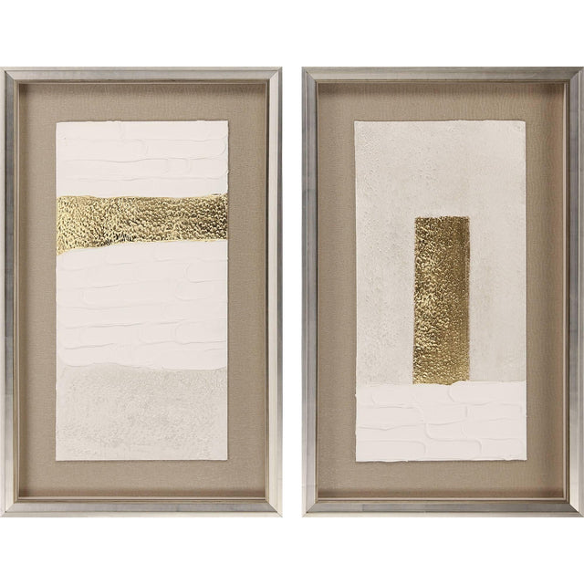Paragon Blanco Pluma III S/2 White 39 X 24 X 3 Wall Art