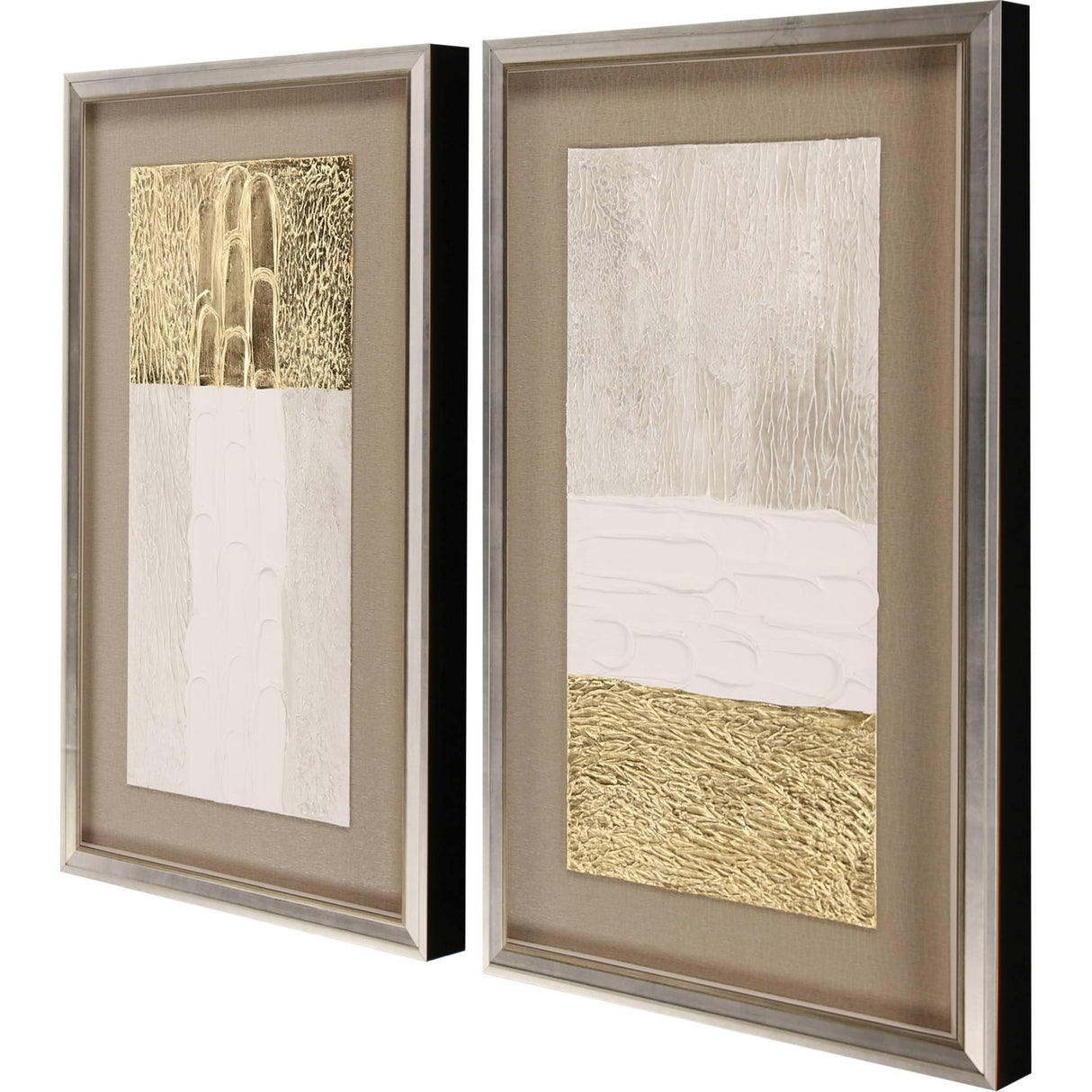 Paragon Blanco Pluma II S/2 White 39 X 24 X 3 Wall Art