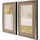 Paragon Blanco Pluma II S/2 White 39 X 24 X 3 Wall Art