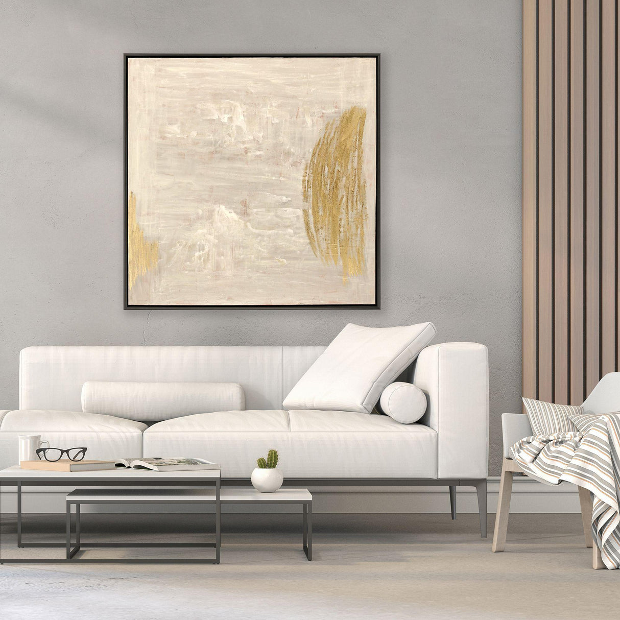 Paragon Golden Vision Beige 50 X 50 X 2 Wall Art