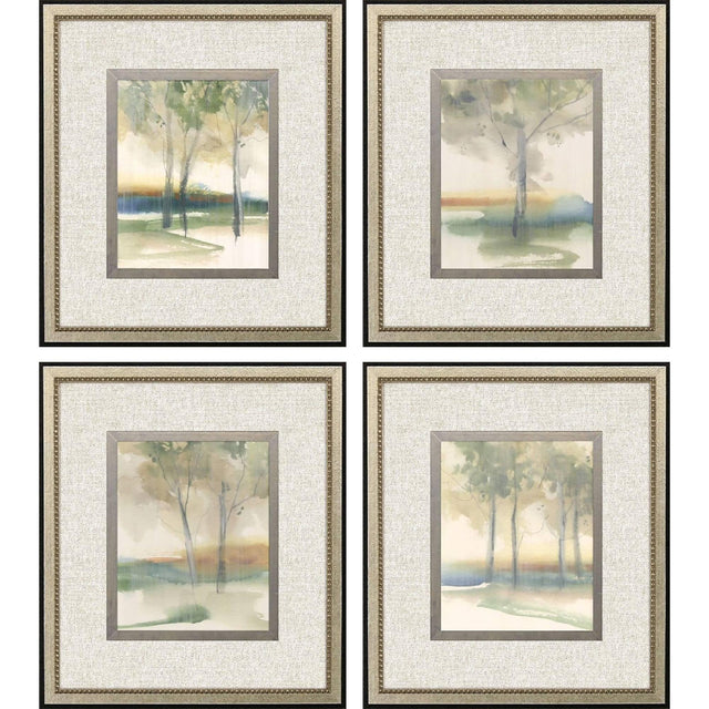 Paragon Treescape Study S/4 Green 20 X 18 X 1 Wall Art