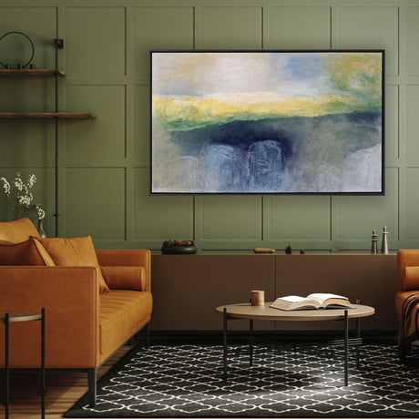 Paragon Deep Blue Horizon Blue 38 X 62 X 2 Wall Art