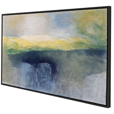 Paragon Deep Blue Horizon Blue 38 X 62 X 2 Wall Art