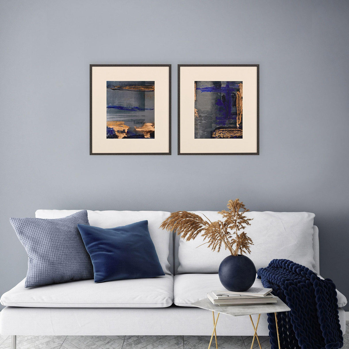 Paragon Torrent II S/2 Blue 28 X 25 X 1 Wall Art