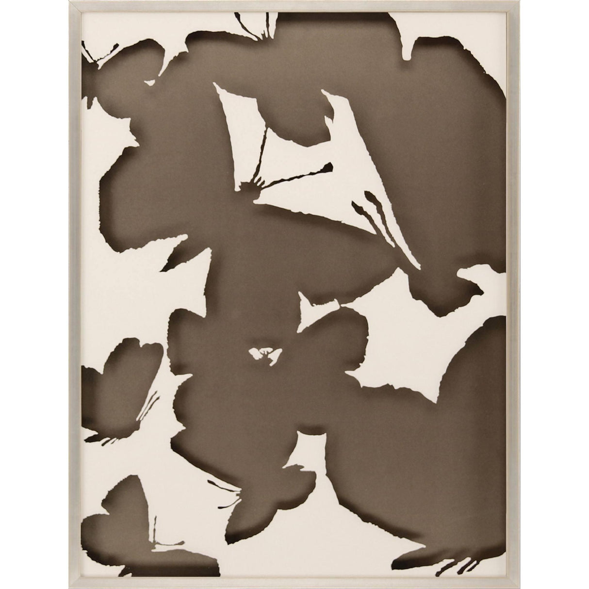 Paragon Monochrome Flutter II Brown 41 X 31 X 3 Wall Art