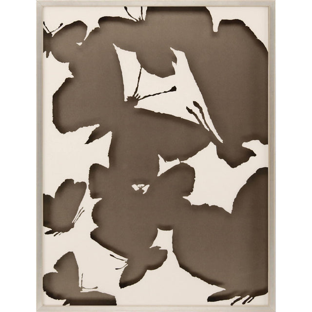 Paragon Monochrome Flutter II Brown 41 X 31 X 3 Wall Art