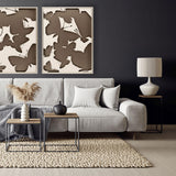 Paragon Monochrome Flutter II Brown 41 X 31 X 3 Wall Art
