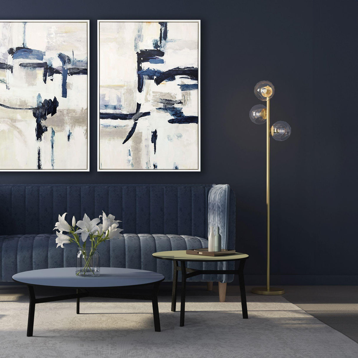 Paragon Take It Easy IV Blue 50 X 34 X 2 Wall Art