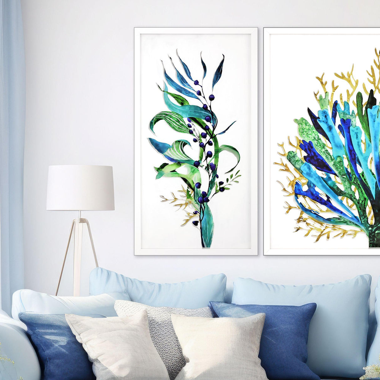 Paragon Sea Life I Blue 42 X 22 X 3 Wall Art