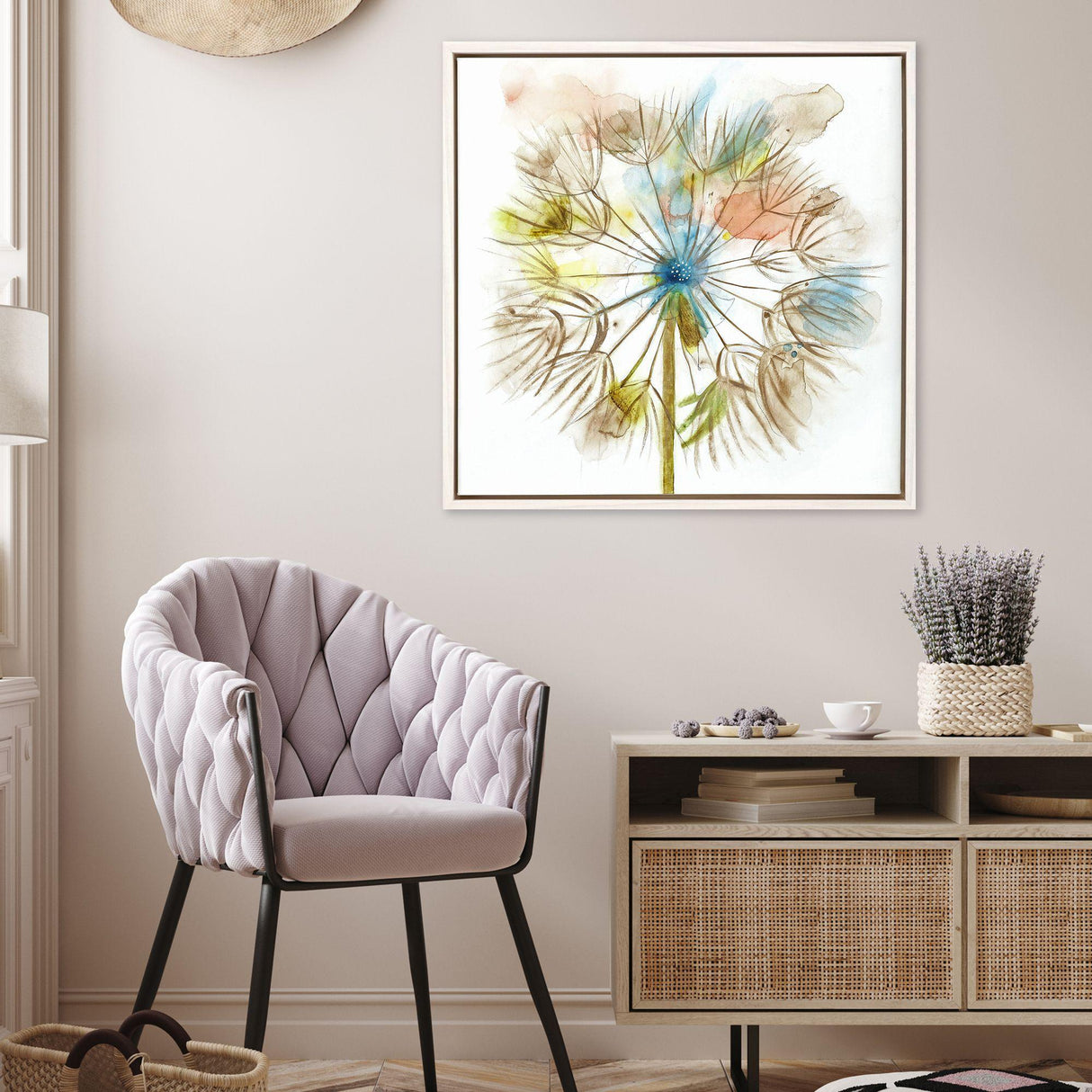 Paragon Dandelion II Blue 26 X 26 X 3 Wall Art