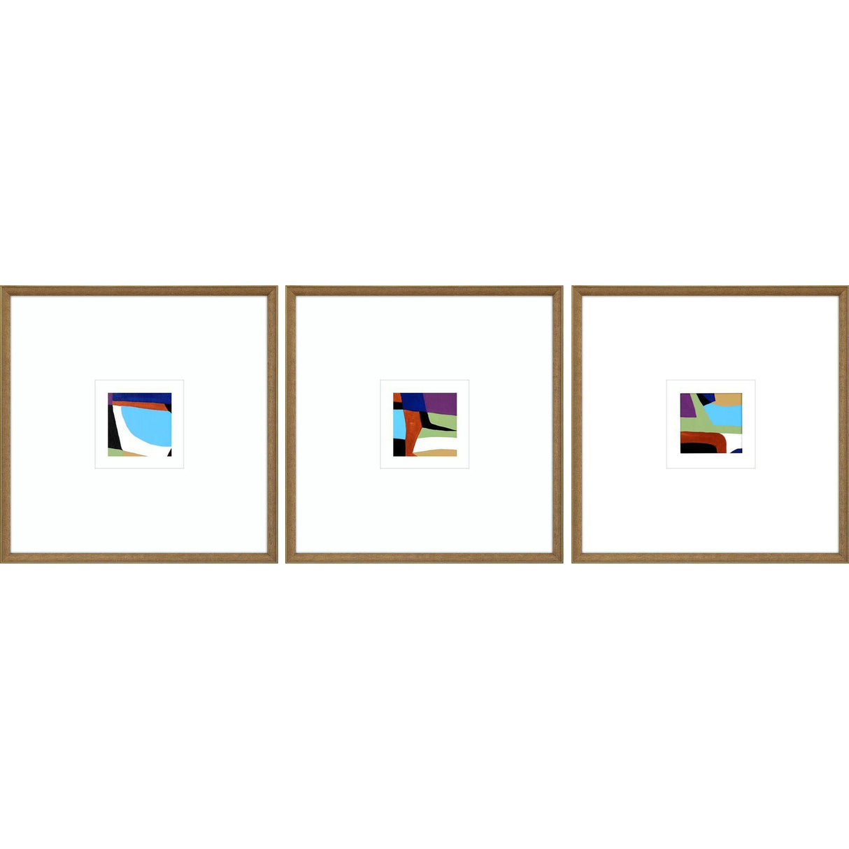 Paragon Color Squares II S/3 Multi 21 X 21 X 2 Wall Art