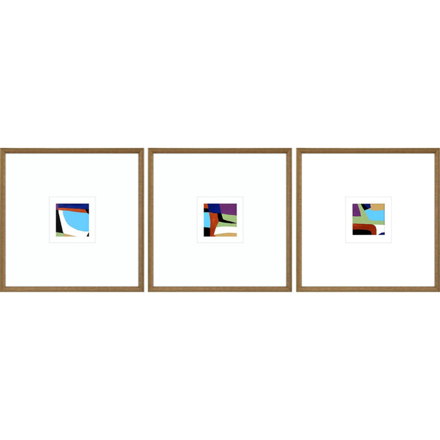 Paragon Color Squares II S/3 Multi 21 X 21 X 2 Wall Art
