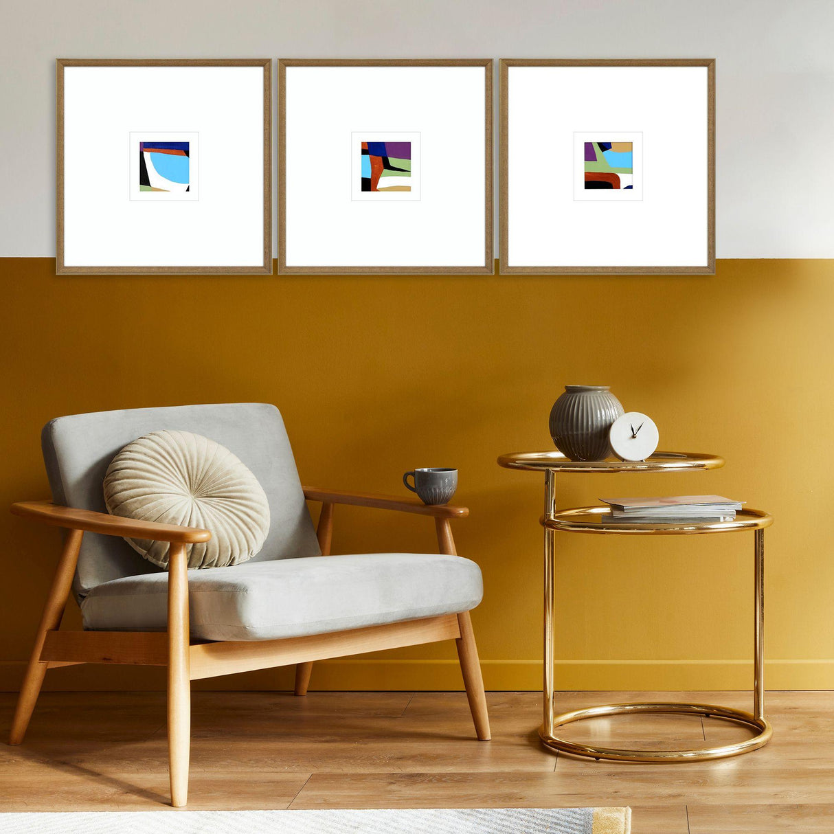 Paragon Color Squares II S/3 Multi 21 X 21 X 2 Wall Art