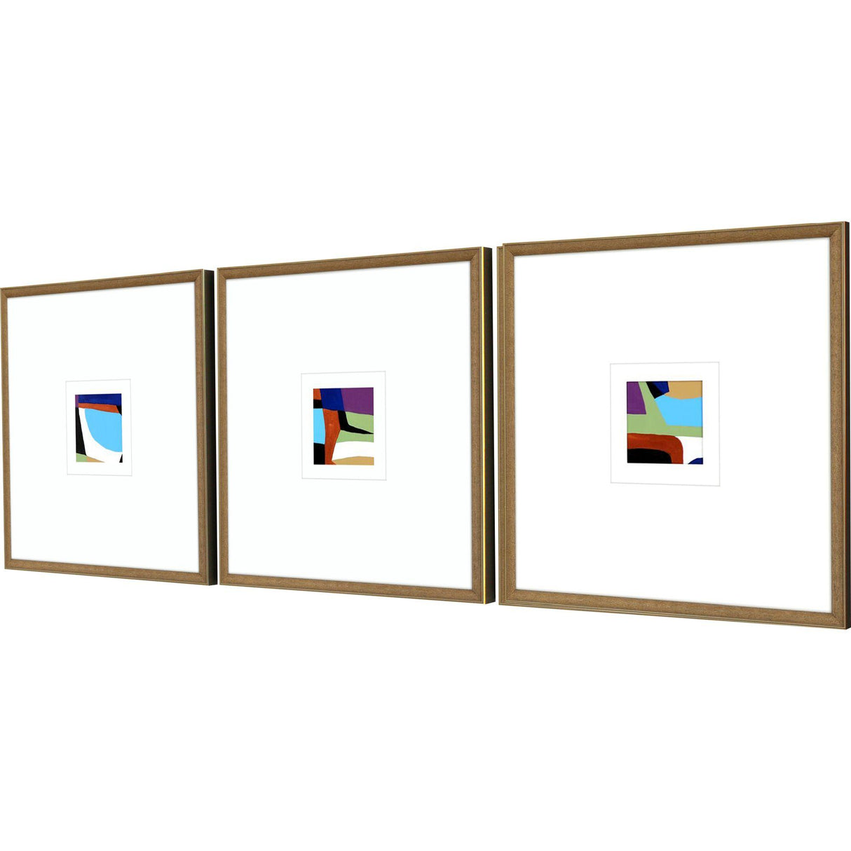 Paragon Color Squares II S/3 Multi 21 X 21 X 2 Wall Art
