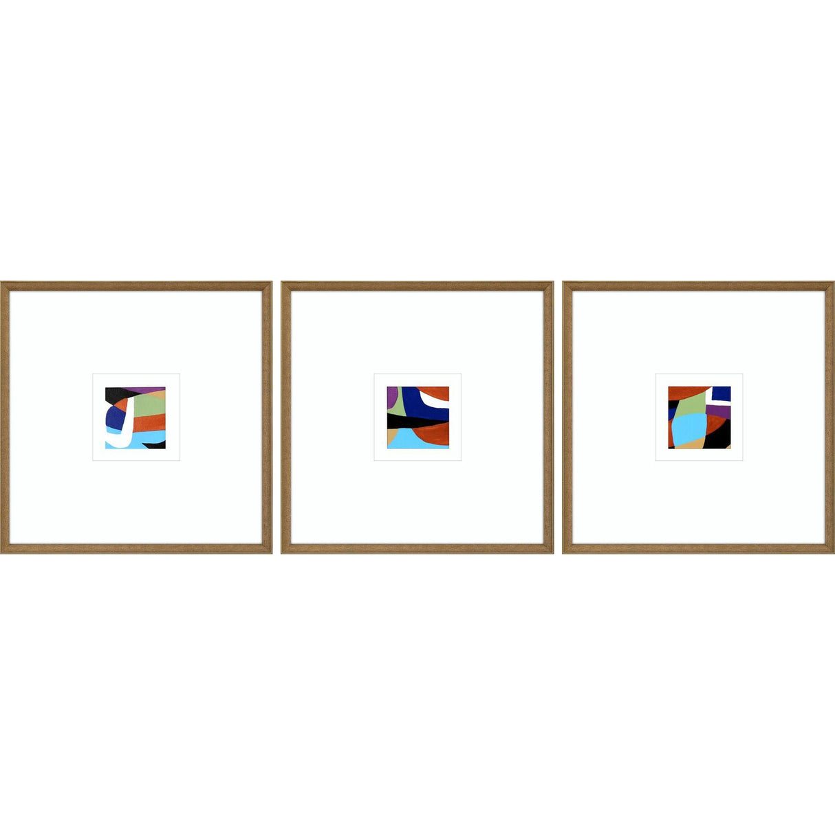 Paragon Color Squares III S/3 Multi 21 X 21 X 2 Wall Art