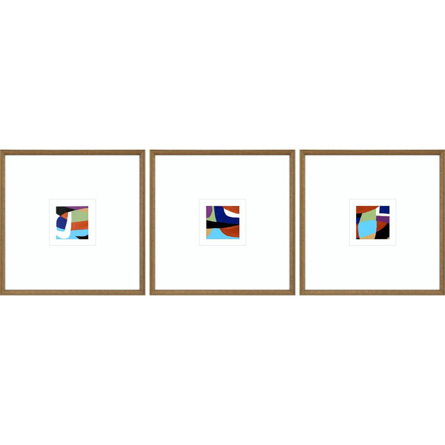 Paragon Color Squares III S/3 Multi 21 X 21 X 2 Wall Art