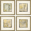 Paragon Golden Speck S/4 White 23 X 23 X 2 Wall Art